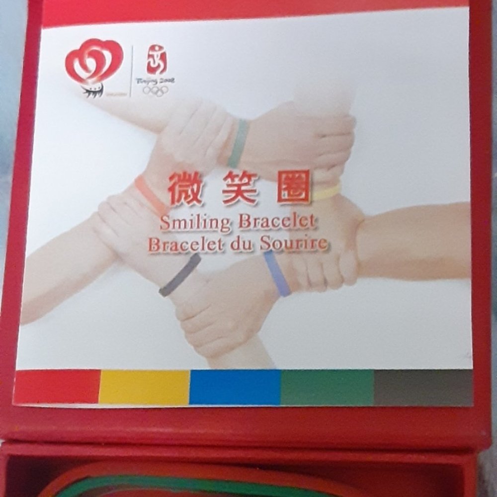 Beijing 2008 Olympics Smiling Bracelets